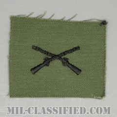 歩兵科章（Infantry Branch Insignia）[サブデュード/兵科章/1960s/コットン100％/パッチ/1点物]の画像