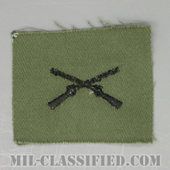 歩兵科章（Infantry Branch Insignia）[サブデュード/兵科章/1960s/コットン100％/パッチ/1点物]画像