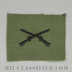 歩兵科章（Infantry Branch Insignia）[サブデュード/兵科章/1960s/コットン100％/パッチ/1点物]の画像