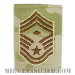 先任最上級曹長（First Sergeant (E-9)）[OCP（3C）/ゴアテックスパーカー用スライドオン空軍階級章]の画像
