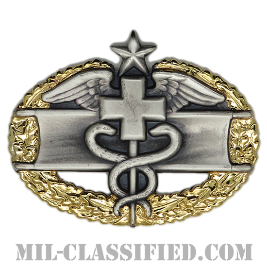 マスター戦闘医療章 (セカンド)（Master Combat Medical Badge (MCMB), Second Award）[カラー/燻し銀/バッジ]画像