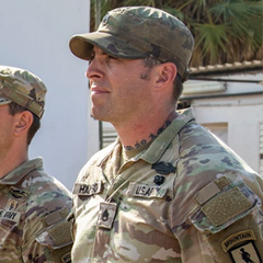 陸軍山岳戦学校修了章 (ラムズヘッドデバイス)（Ram's Head Device, Army Mountain Warfare School (AMWS)）[サブデュード（ブラックメタル）/バッジ]画像