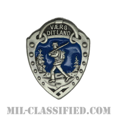 ノルウェー徒歩行進章 (シルバー)（Norwegian Foot March (NFM) Badge, Silver）[カラー/バッジ]の画像