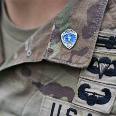 ノルウェー徒歩行進章 (シルバー)（Norwegian Foot March (NFM) Badge, Silver）[カラー/バッジ]画像