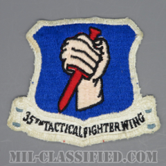 第35戦術戦闘航空団（35th Tactical Fighter Wing）[カラー/カットエッジ/パッチ/中古1点物]の画像