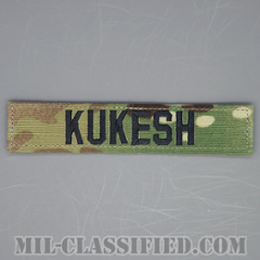 KUKESH [OCP（7C）/ブラック刺繍/ネームテープ/ベルクロ付パッチ]の画像