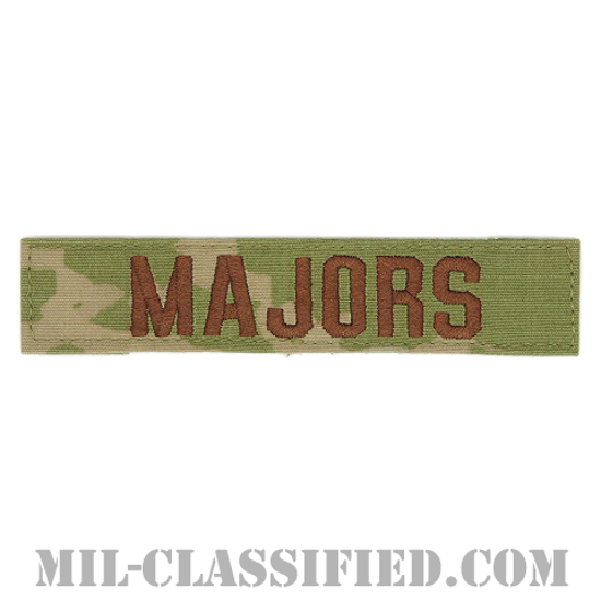 MAJORS [OCP（3C）/ブラウン刺繍/空軍ネームテープ/ベルクロ付パッチ]画像