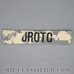JROTC [UCP（ACU）/ブラック刺繍/ネームテープ/ベルクロ付パッチ/中古1点物]の画像