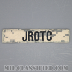 JROTC [UCP（ACU）/ブラック刺繍/ネームテープ/ベルクロ付パッチ/中古1点物]の画像