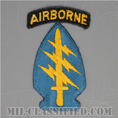 特殊部隊群（Special Forces Group）[カラー/カットエッジ/パッチ/エアボーンタブ付/中古1点物]の画像
