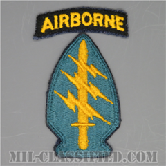 特殊部隊群（Special Forces Group）[カラー/カットエッジ/パッチ/エアボーンタブ付/中古1点物]の画像