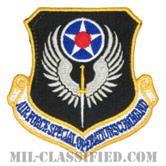 アメリカ空軍特殊作戦コマンド（Air Force Special Operations Command）[カラー/カットエッジ/ベルクロ付パッチ]の画像