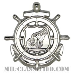陸軍船舶要員章 (ベーシック)（Army Mariner Badge, Basic）[カラー/鏡面仕上げ/バッジ]の画像