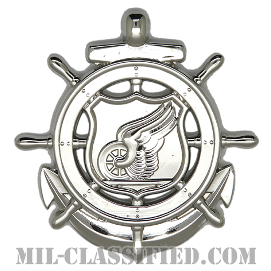 陸軍船舶要員章 (ベーシック)（Army Mariner Badge, Basic）[カラー/鏡面仕上げ/バッジ]画像