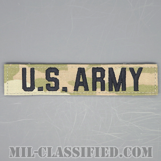 U.S.ARMY [OCP（3C）/ブラック刺繍/ネームテープ/ベルクロ付パッチ]画像