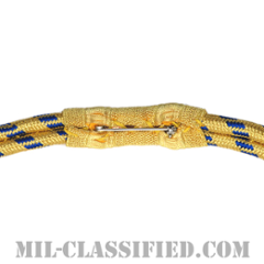 米海軍 2連 サービス・エギュレット (少将/准将補佐官用)（U.S. Navy Two-Loop Service Aiguillette）[エギュレット・ショルダーコード（飾緒）]画像