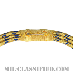 米海軍 3連 サービス・エギュレット (中将補佐官用)（U.S. Navy Three-Loop Service Aiguillette）[エギュレット・ショルダーコード（飾緒）]画像