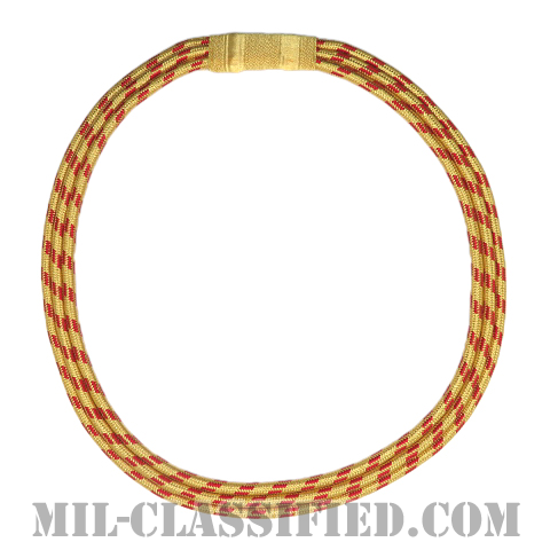米海兵隊 3連 サービス・エギュレット (中将補佐官用)（U.S. Marine Corps Three-Loop Service Aiguillette）[エギュレット・ショルダーコード（飾緒）]画像