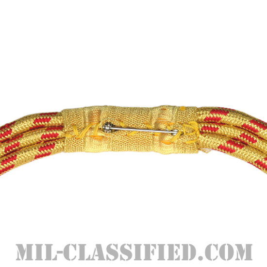 米海兵隊 3連 サービス・エギュレット (中将補佐官用)（U.S. Marine Corps Three-Loop Service Aiguillette）[エギュレット・ショルダーコード（飾緒）]画像