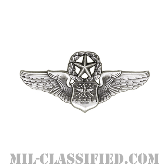 航空士章 (ナビゲーター・マスター)（Navigator/Observer Badge, Master）[カラー/燻し銀/ミニサイズ/バッジ]画像