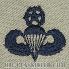 空挺章 (マスター)（Parachutist Badge, Master）[ABU/パッチ]の画像