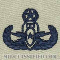 爆破物処理章 (マスター) （Explosive Ordnance Disposal (EOD), Badge, Master）[ABU/パッチ]の画像
