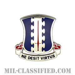 第187歩兵連隊（187th Airborne Infantry Regiment）[カラー/クレスト（Crest・DUI・DI）バッジ]の画像