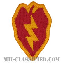 第25歩兵師団（25th Infantry Division）[カラー/メロウエッジ/パッチ]の画像