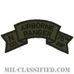 第75レンジャー歩兵連隊N中隊（第173空挺旅団）（Company N, 75th Infantry Ranger Regiment）[サブデュード/カットエッジ/パッチ/レプリカ]の画像
