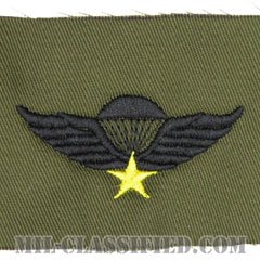 南ベトナム軍空挺章 (ベーシック)（RVN Parachutist Badge, Basic）[サブデュード/パッチ/レプリカ]の画像