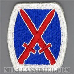 第10山岳師団（10th Mountain Division）[カラー/メロウエッジ/パッチ]の画像