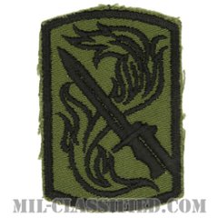 第198歩兵旅団（198th Infantry Brigade）[サブデュード/カットエッジ/コットンツイル/パッチ]の画像