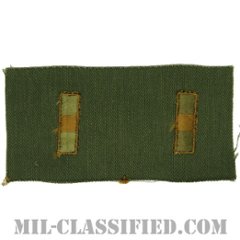 准尉 (WO1)（Warrant Officer 1）[サブデュード/階級章（1956-1972）/パッチ/ペア（2枚1組）]の画像