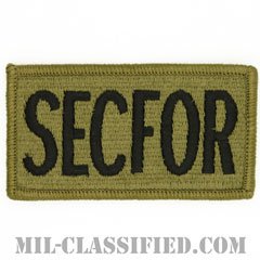 SECFOR（治安部隊）（Security Force）[OCP/メロウエッジ/ベルクロ付パッチ]の画像