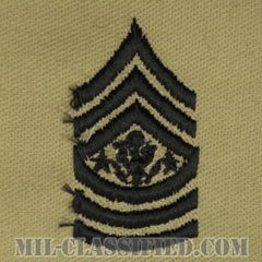 陸軍最先任上級曹長（Sergeant Major of the Army (SMA)）[デザート/階級章/パッチ/ペア（2枚1組）]の画像