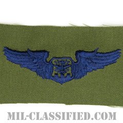 航空士章 (ナビゲーター・ベーシック)（Navigator/Observer Badge, Basic）[サブデュード/ブルー刺繍/パッチ]の画像