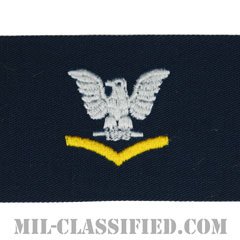 三等兵曹（ゴールド）（Petty Officer Third Class, Good conduct）[カバーオール/海軍階級章/生地テープパッチ/ペア（2枚1組）]の画像