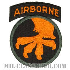 第17空挺師団（17th Airborne Division）[カラー/カットエッジ/パッチ/レプリカ]の画像