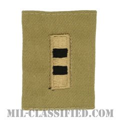 准尉 (CW2)（Chief Warrant Officer 2 (CW2)）[デザート/ゴアテックスパーカー用スライドオン階級章]の画像