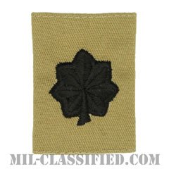 中佐（Lieutenant Colonel (LTC)）[デザート/ゴアテックスパーカー用スライドオン階級章]の画像