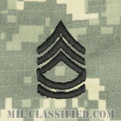 一等軍曹（Sergeant First Class (SFC)）[UCP（ACU）/階級章/キャップ用縫い付けパッチ]の画像