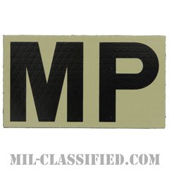 MP（憲兵）（Military Police）[IR（赤外線）反射素材/3.5インチ幅/ベルクロ付パッチ]の画像