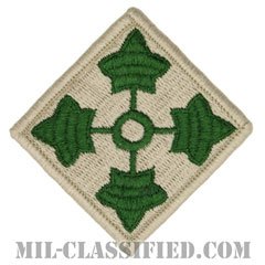 第4歩兵師団（4th Infantry Division）[カラー/メロウエッジ/パッチ]の画像