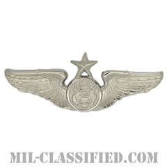 航空機搭乗員章 (下士官用シニア・エアクルー)（Air Force Enlisted Senior Aircrew Badge）[カラー/鏡面仕上げ/バッジ]の画像