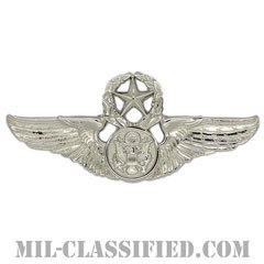 航空機搭乗員章 (下士官用マスター・エアクルー)（Air Force Enlisted Master Aircrew Badge）[カラー/鏡面仕上げ/バッジ]の画像