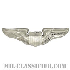 航空機操縦士章 (パイロット)（Air Force Pilot Badge）[カラー/鏡面仕上げ/バッジ]の画像