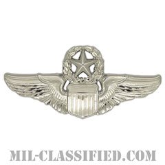 航空機操縦士章 (コマンド・パイロット)（Air Force Command Pilot Badge）[カラー/鏡面仕上げ/バッジ]の画像