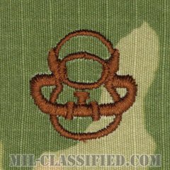 スキューバ員章（Diver Badge, Scuba）[OCP/ブラウン刺繍/パッチ]の画像