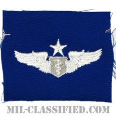 飛行医師章 (シニア)（Flight Surgeon, Senior）[カラー/空軍ブルー生地/パッチ]の画像