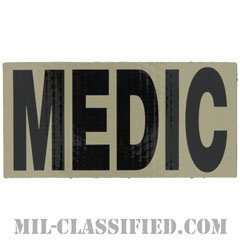 MEDIC（衛生兵）（Medic）[IR（赤外線）反射素材/4インチ幅/ベルクロ付パッチ]の画像